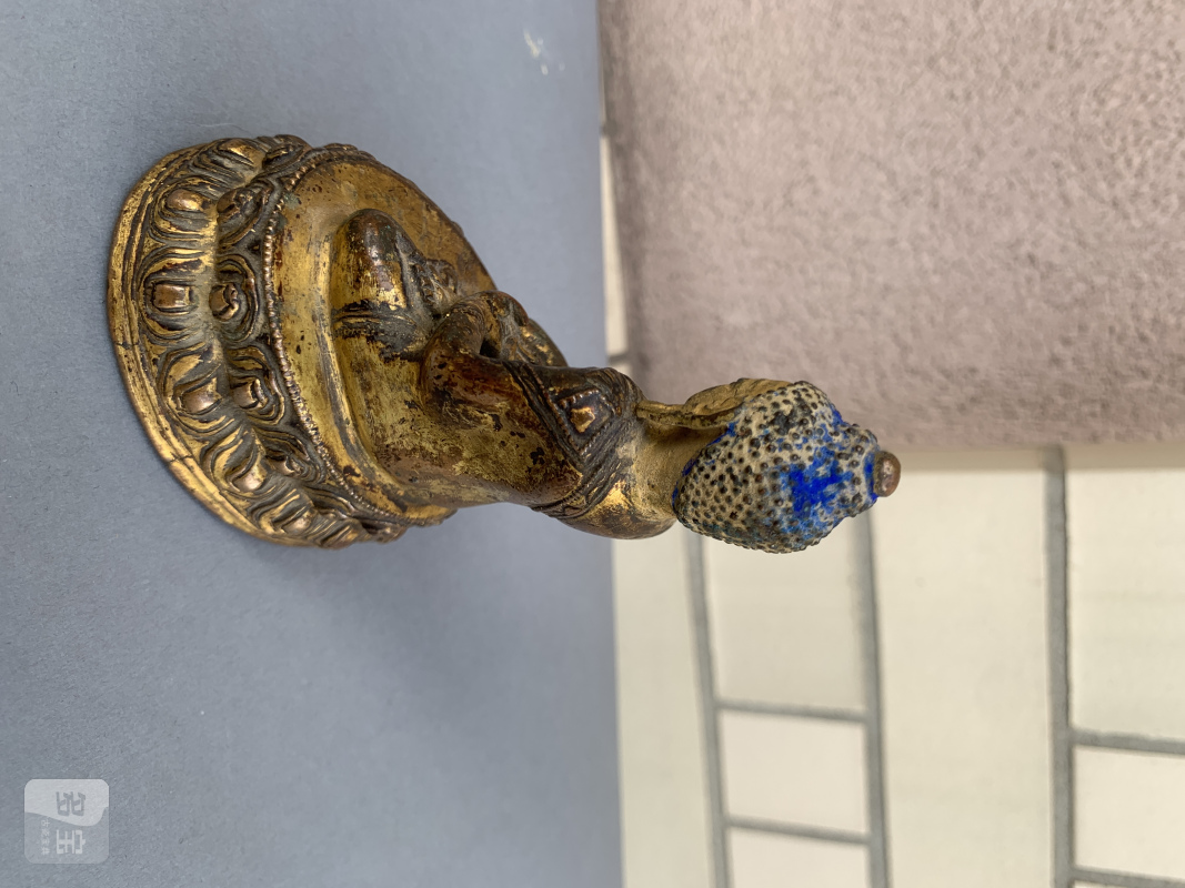 A GILT-COPPER FIGURE OF BUDDHA SHAKYAMUNI - 图6